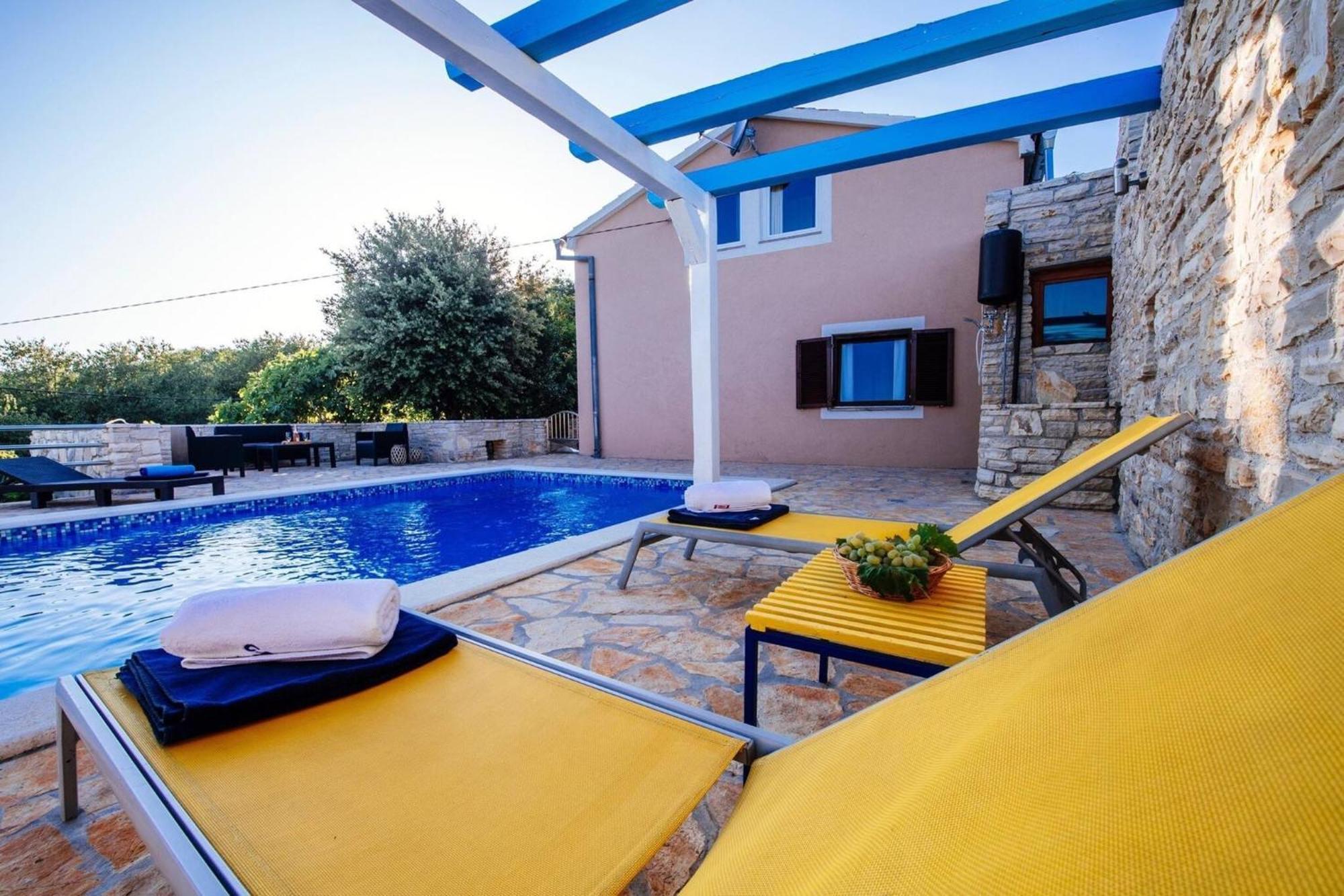 My Dalmatia - Holiday Home Korlat With Private Pool Benkovac Zewnętrze zdjęcie