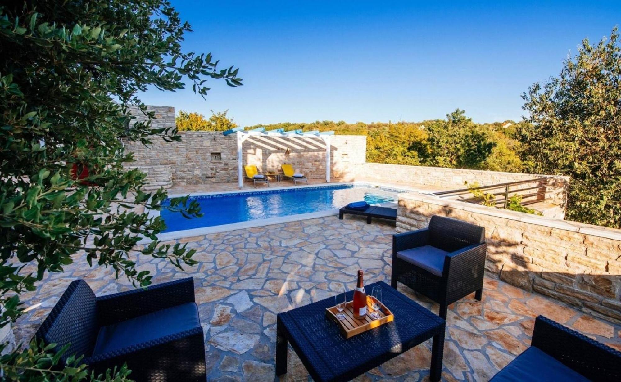 My Dalmatia - Holiday Home Korlat With Private Pool Benkovac Zewnętrze zdjęcie