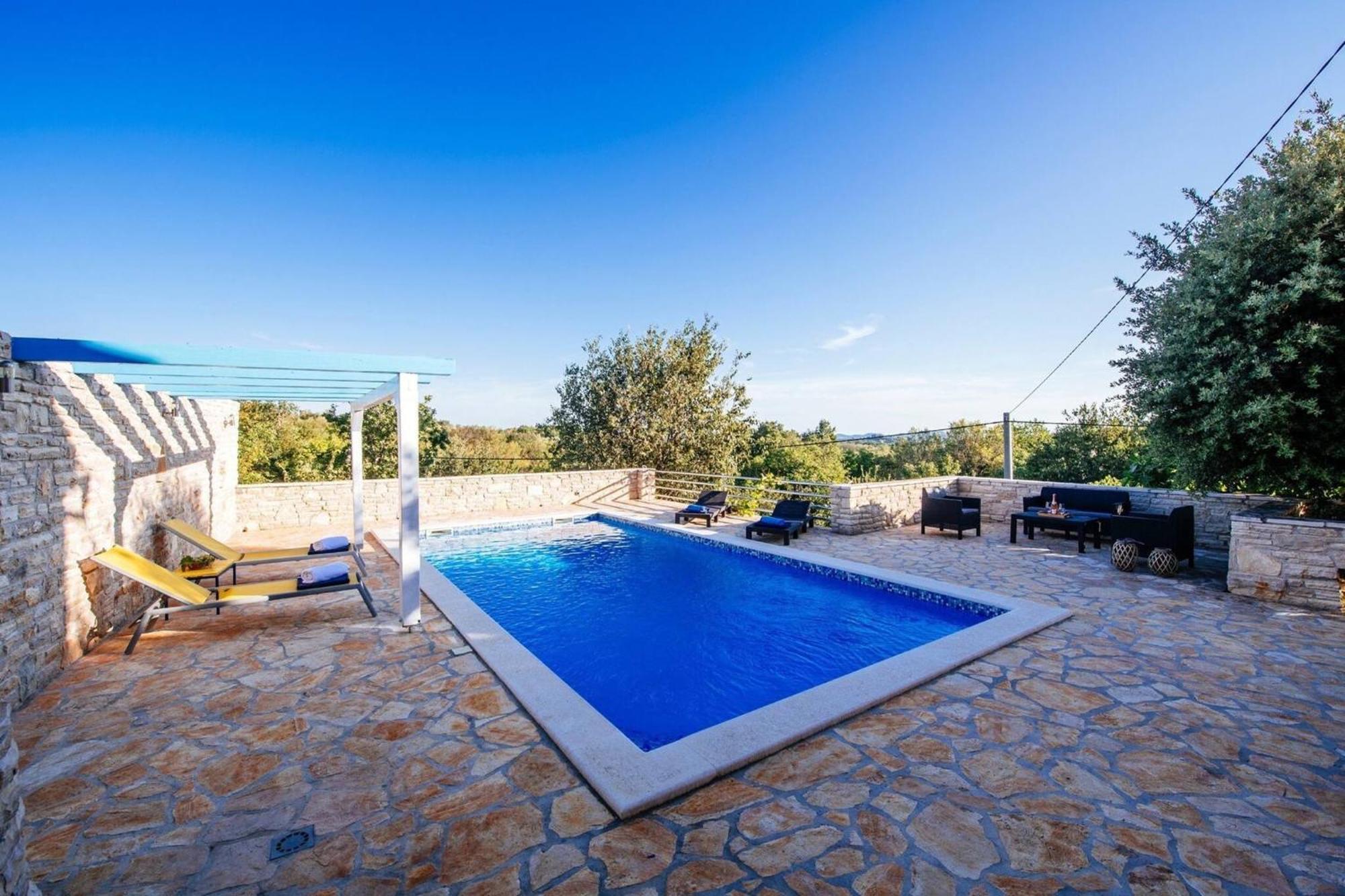 My Dalmatia - Holiday Home Korlat With Private Pool Benkovac Zewnętrze zdjęcie