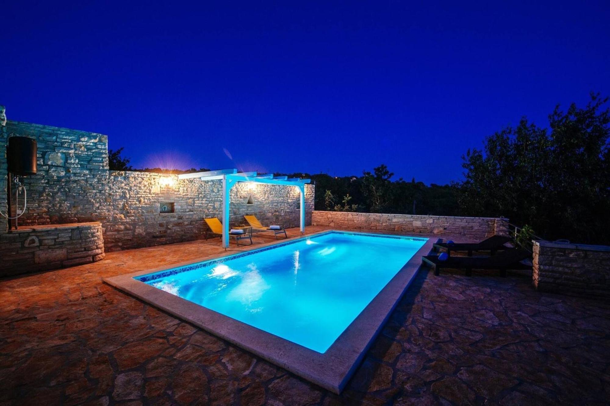 My Dalmatia - Holiday Home Korlat With Private Pool Benkovac Zewnętrze zdjęcie