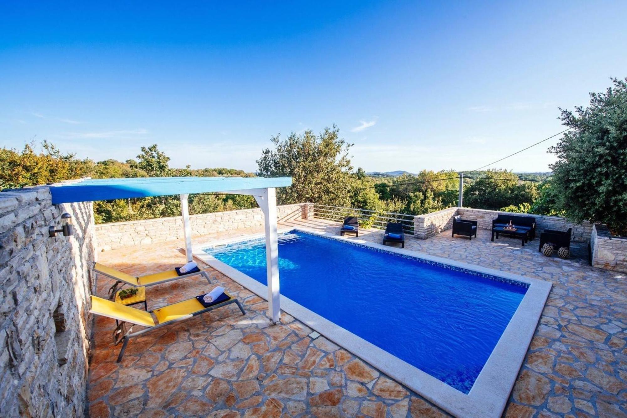 My Dalmatia - Holiday Home Korlat With Private Pool Benkovac Zewnętrze zdjęcie